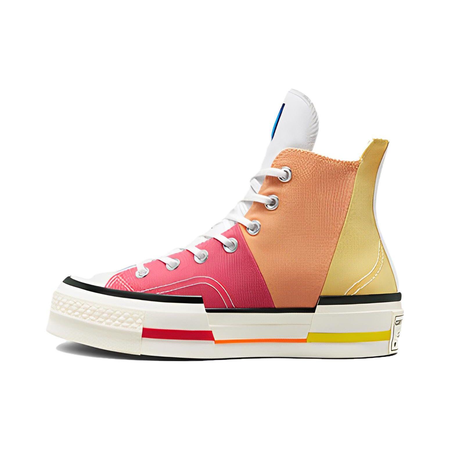 Converse Chuck 70 Plus High Pride — кроссовки унисекс Pink Fuel-Orange Butter-Yellow A06029C
Converse Chuck 70 Plus High Pride — кроссовки унисекс Pink Fuel-Orange Butter-Yellow A06029C