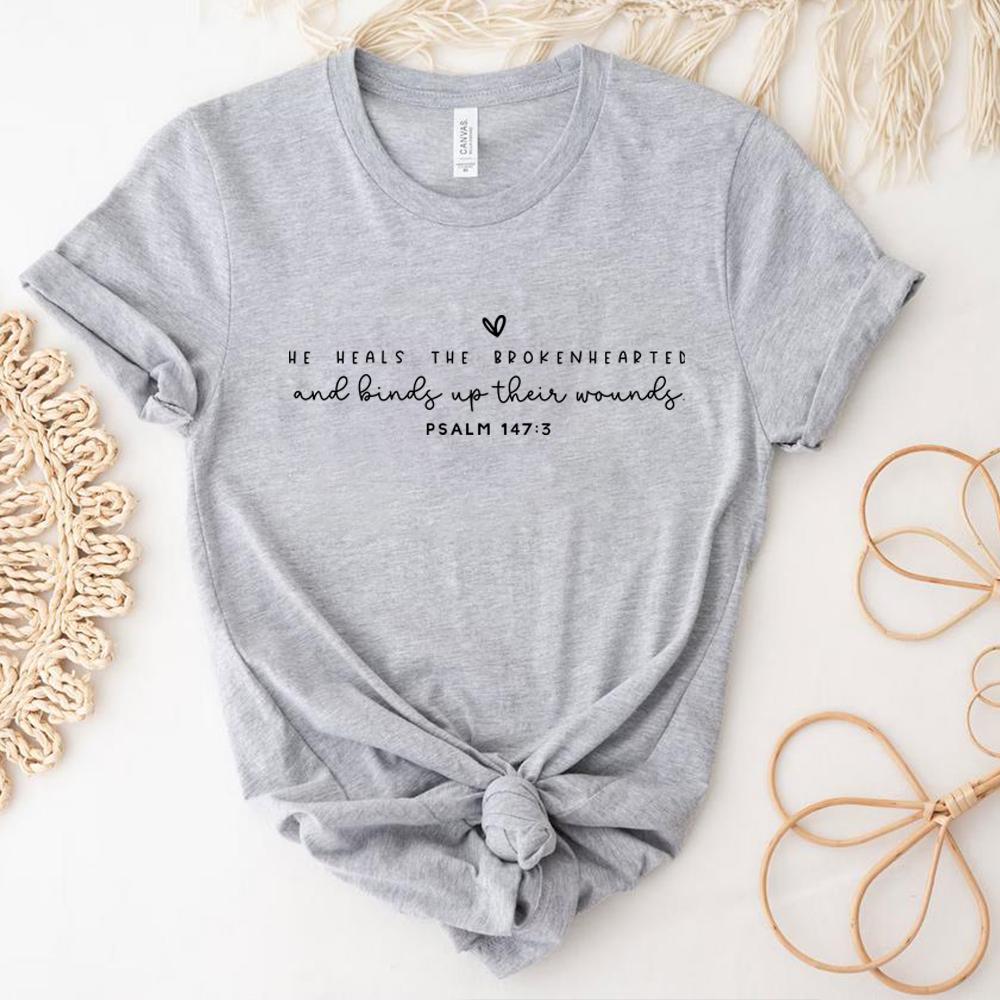 He Heals The Brokenhearted Футболка Grief Shirt Християнська футболка Ісус Топ Надихаюча сорочка Унісекс Графічні футболки Естетичний одяг 4XL
He Heals The Brokenhearted Футболка Grief Shirt Християнська футболка Ісус Топ Надихаюча сорочка Унісекс Графічні футболки Естетичний одяг 4XL