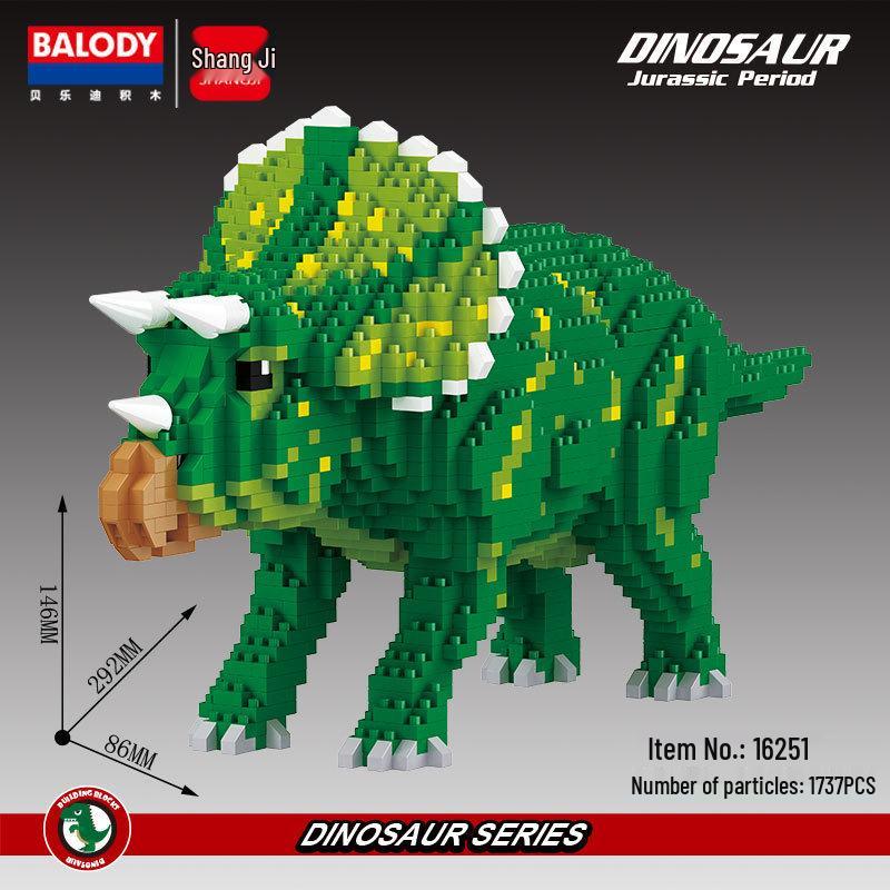 BALODY Dinosaur Series Building Blocks: Tyrannosaurus Rex Educational Toy for Boys - Jurassic Park Gift
BALODY Dinosaur Series Building Blocks: Tyrannosaurus Rex Educational Toy for Boys - Jurassic Park Gift