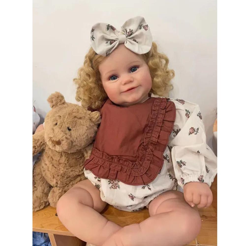 60CM Reborn Doll Maddie Hand-Detailed Painting with Visible Veins Lifelike 3D Skin Tone For Birthday Gift 60cm
60CM Reborn Doll Maddie Hand-Detailed Painting with Visible Veins Lifelike 3D Skin Tone For Birthday Gift 60cm