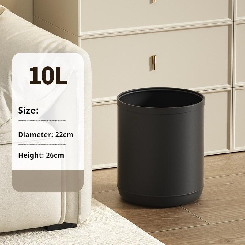 Metal Trash Can Large Capacity Trash Bin Round Kitchen Minimalist Garbage Bins Living Room Bathroom Cleaning Tool Accessories
Metal Trash Can Large Capacity Trash Bin Round Kitchen Minimalist Garbage Bins Living Room Bathroom Cleaning Tool Accessories