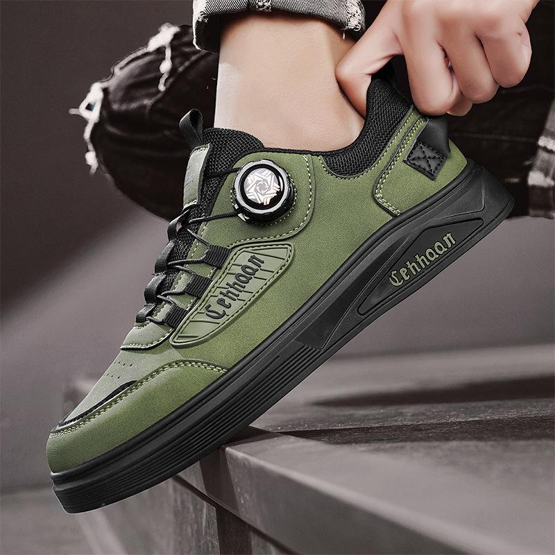 2025 Four Seasons Thick-soled Anti-collision Sports Board Shoes Light Sleeve Social Douyin Casual Rotary Buckle Loafers Men s 39
2025 Four Seasons Thick-soled Anti-collision Sports Board Shoes Light Sleeve Social Douyin Casual Rotary Buckle Loafers Men s 39