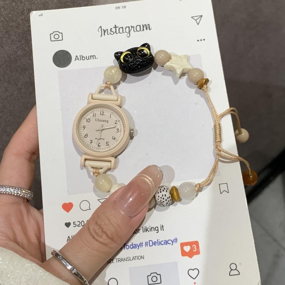 Beaded Chain Watch Adjustable Wristwatches Fashion Quartz Watch Women Girls хакі
Beaded Chain Watch Adjustable Wristwatches Fashion Quartz Watch Women Girls хакі