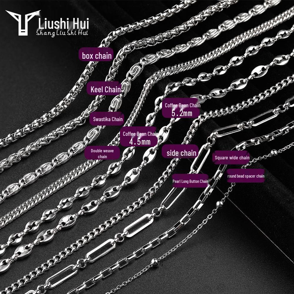 Minimalist Titanium Steel Chain Necklace - Multi-Size, Hip-Hop Style, Versatile Stainless Steel Without Pendant
Minimalist Titanium Steel Chain Necklace - Multi-Size, Hip-Hop Style, Versatile Stainless Steel Without Pendant