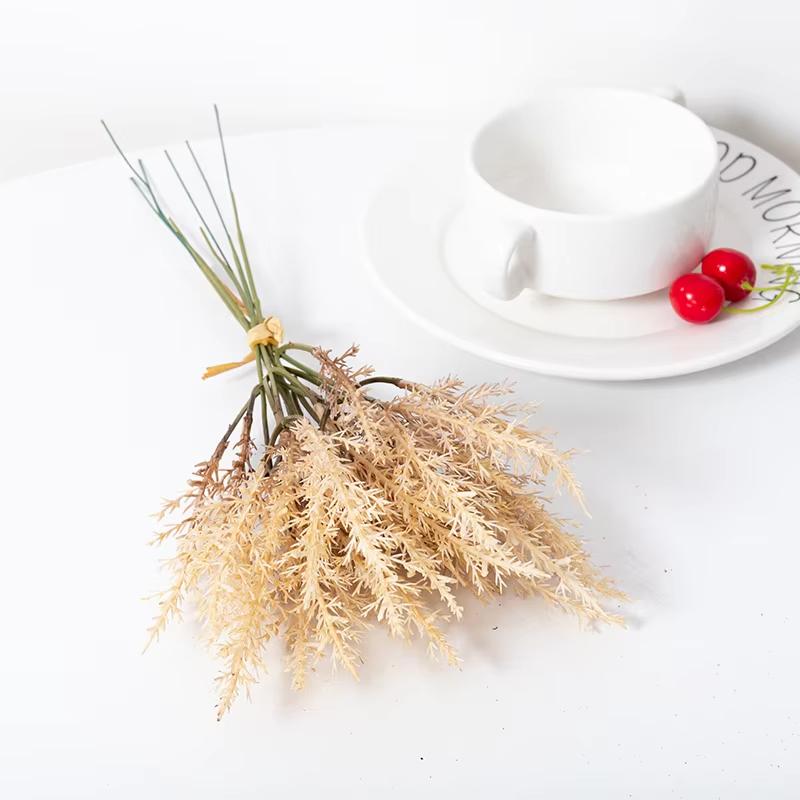 6 шт. Искусственные растения Пластиковый букет из пшеничной травы Домашний свадебный настольный садовый декор Рождественские DIY аксессуары Осеннее украшение 6pcs молочный белый
6 шт. Искусственные растения Пластиковый букет из пшеничной травы Домашний свадебный настольный садовый декор Рождественские DIY аксессуары Осеннее украшение 6pcs молочный белый