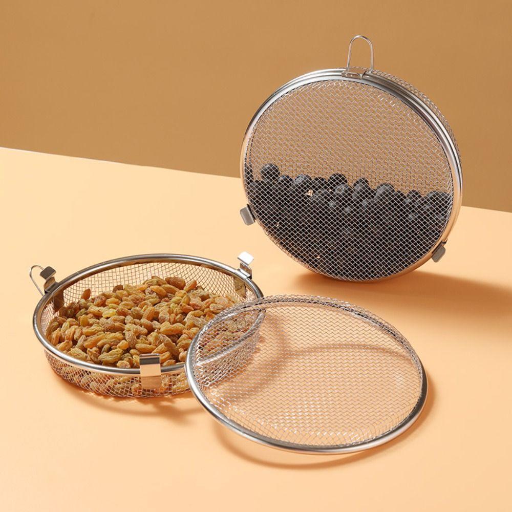 Double Layer Hang Basket Dryer Net with Hook Drying Rack Fish Mesh Round Mesh Box Home Use S(No Chain)
Double Layer Hang Basket Dryer Net with Hook Drying Rack Fish Mesh Round Mesh Box Home Use S(No Chain)