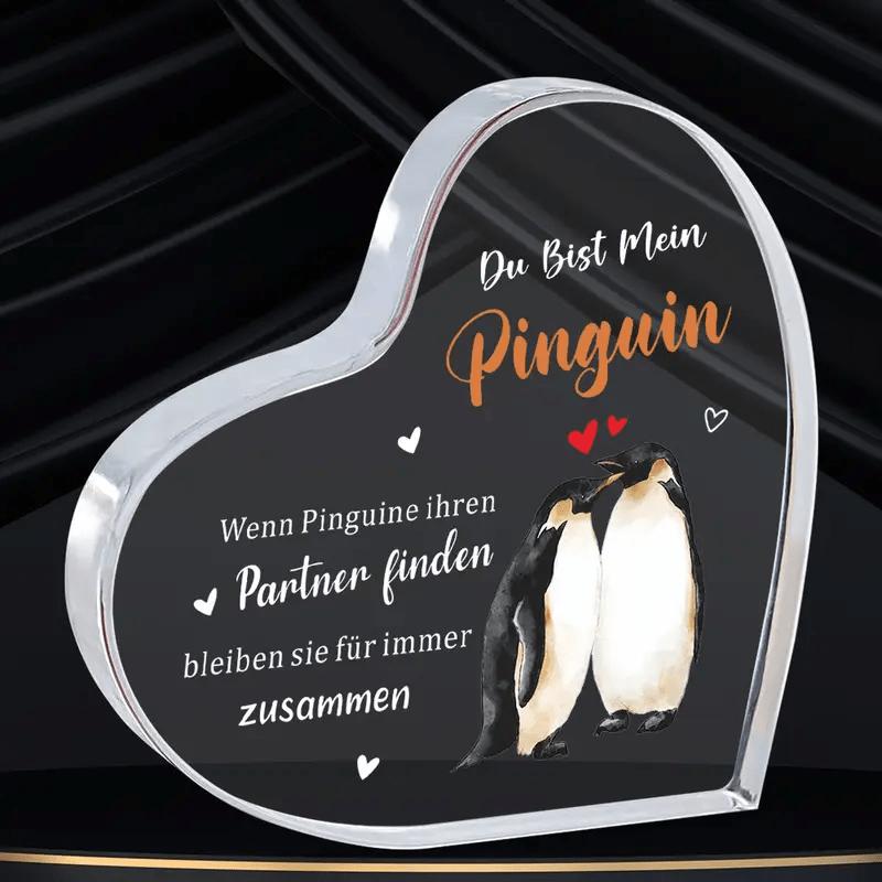 1pc Acrylic Penguin Couple Decorative Plaque, German Love Message, Valentine S Day Wedding Home & Table Decor, No Electricity Needed, Romantic Art 10*10cm
1pc Acrylic Penguin Couple Decorative Plaque, German Love Message, Valentine S Day Wedding Home & Table Decor, No Electricity Needed, Romantic Art 10*10cm
