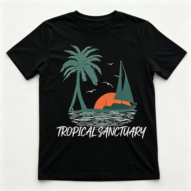 Vintage Unisexs Tropical Sanctuary Graphic Tshirt Beach Palm Tree Sailboat Print Casual CottonShort Sleeve Streetwear Summer Tops 3XL
Vintage Unisexs Tropical Sanctuary Graphic Tshirt Beach Palm Tree Sailboat Print Casual CottonShort Sleeve Streetwear Summer Tops 3XL