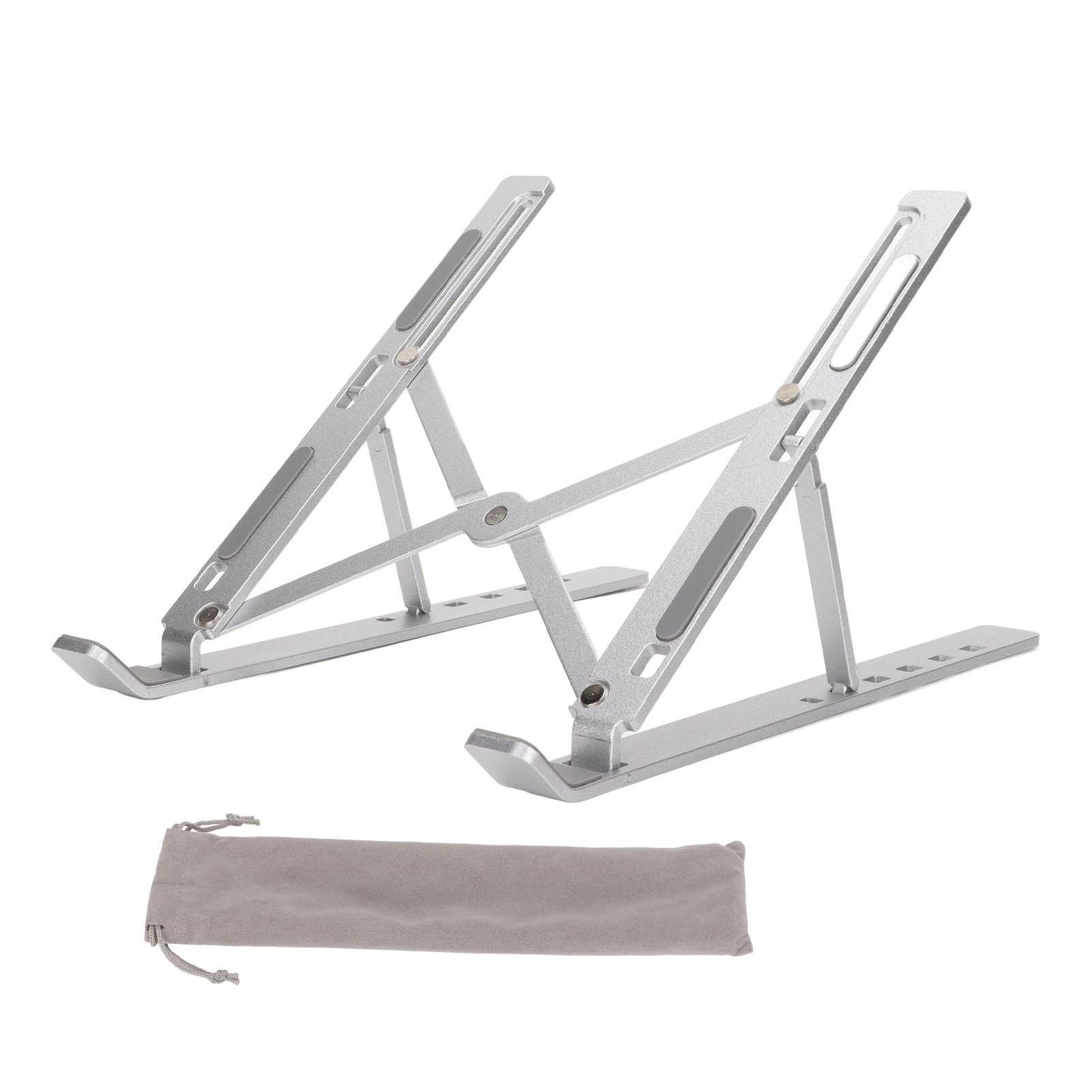 Laptop Stand Aluminium Alloy Adjustable Height Nonslip Rubber Pads Foldable Compact Lightweight
Laptop Stand Aluminium Alloy Adjustable Height Nonslip Rubber Pads Foldable Compact Lightweight