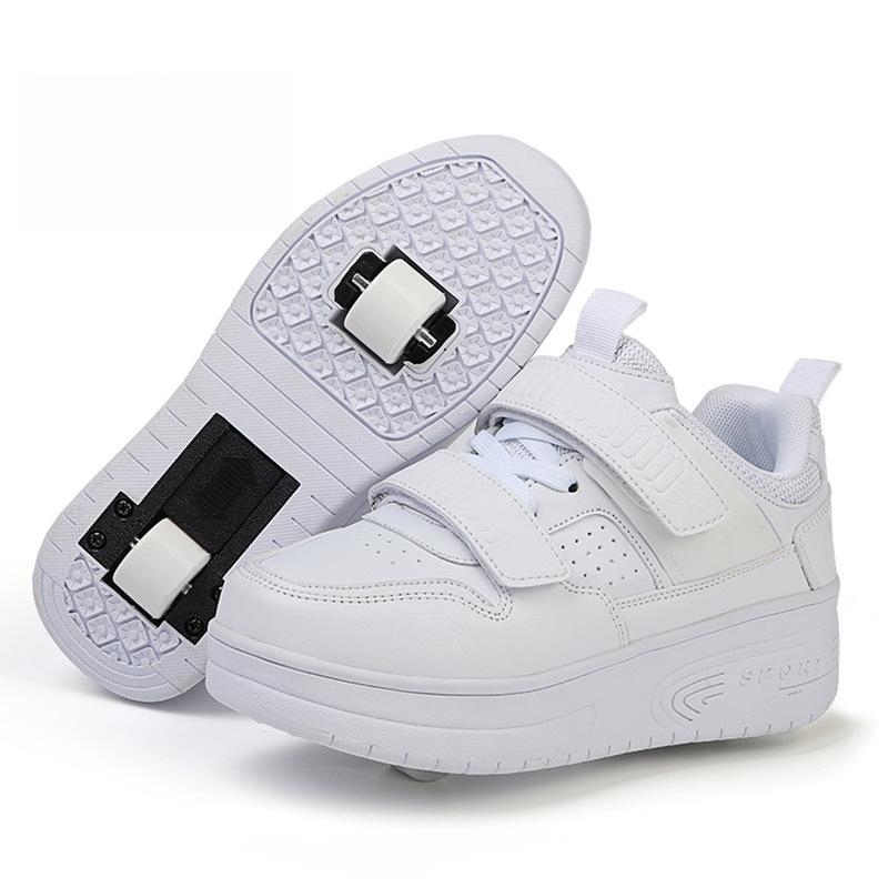 New Runaway Shoes Double Wheel Pulley Shoes Boys Children with Wheels Shoes Girls Skates Adult Deformation Shoes 31
New Runaway Shoes Double Wheel Pulley Shoes Boys Children with Wheels Shoes Girls Skates Adult Deformation Shoes 31