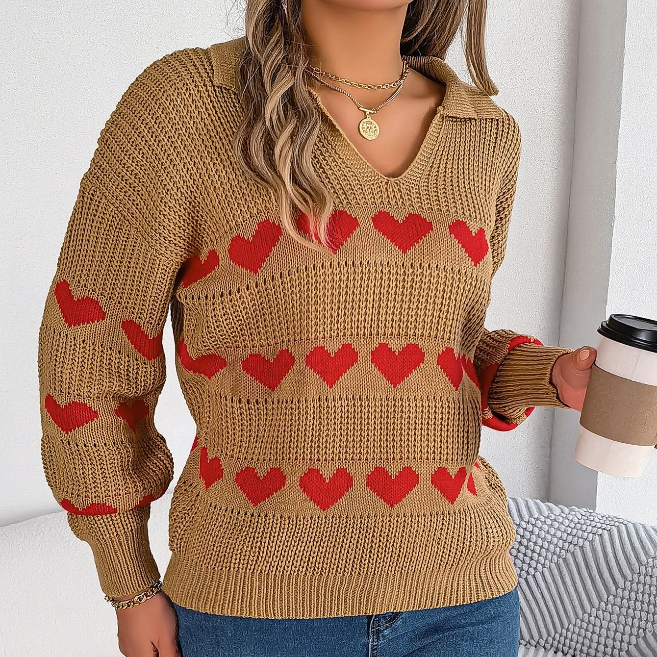 GMXIA женская мода, повседневная осень-зима, длинный рукав, свободный сердечный воротник, рукав-фонарик, пуловер одинакового цвета, свитер с надписью «Love» L хаки
GMXIA женская мода, повседневная осень-зима, длинный рукав, свободный сердечный воротник, рукав-фонарик, пуловер одинакового цвета, свитер с надписью «Love» L хаки