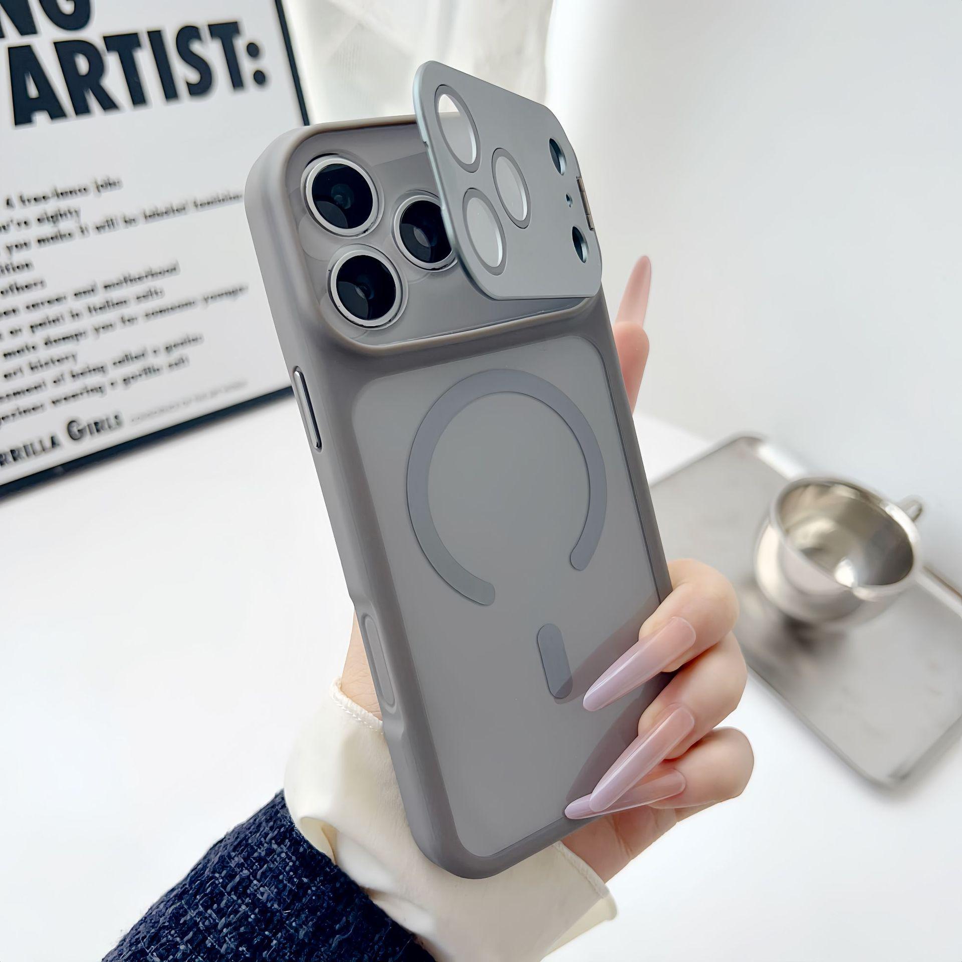 Magnetic Anti-drop Protective Case for iPhone 17 Pro Max with Lens Holder & Skin-feel Design. iPhone 13
Magnetic Anti-drop Protective Case for iPhone 17 Pro Max with Lens Holder & Skin-feel Design. iPhone 13