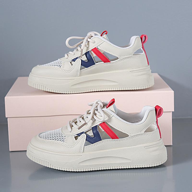 Летние новые корейские дышащие маленькие белые туфли женские полые повседневные кеды на толстой подошве универсальные туфли-маффины 40
Летние новые корейские дышащие маленькие белые туфли женские полые повседневные кеды на толстой подошве универсальные туфли-маффины 40