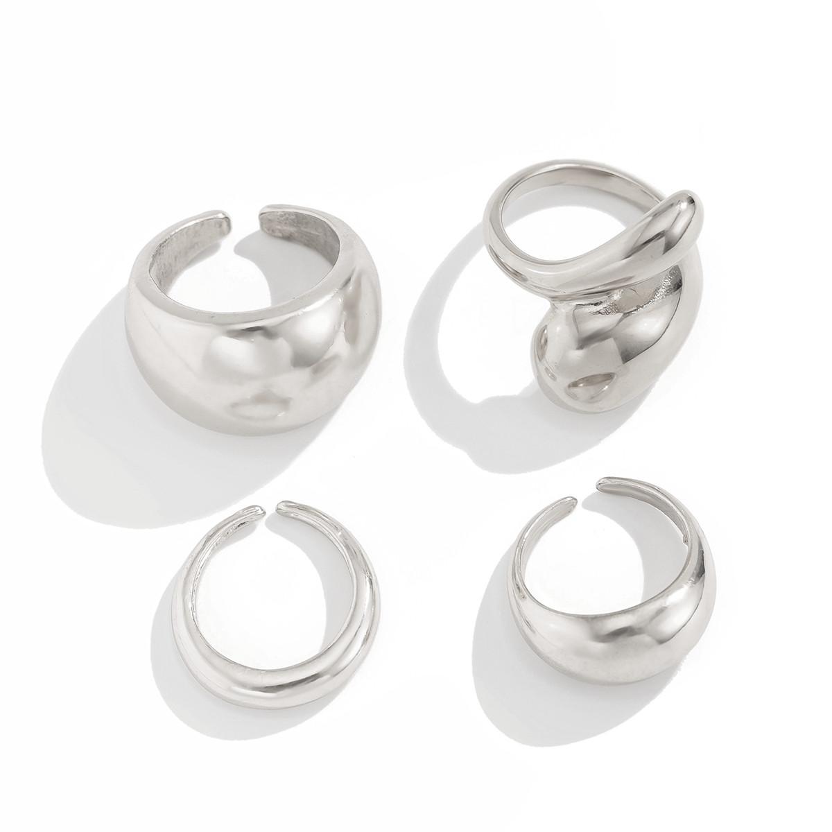 Ingemark Trendy Exquisite Irregular Geometric Rings Set Women Creative Simple Metal Opening Finger Ring Aesthetics Jewelry Gift
Ingemark Trendy Exquisite Irregular Geometric Rings Set Women Creative Simple Metal Opening Finger Ring Aesthetics Jewelry Gift