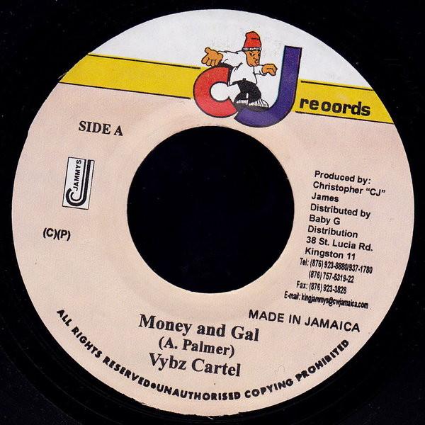 7inch Record VYBZ KARTEL - Money And Gal NONE CJ Records 2002 Jamaica Reggae, Ska & Dub Used
7inch Record VYBZ KARTEL - Money And Gal NONE CJ Records 2002 Jamaica Reggae, Ska & Dub Used