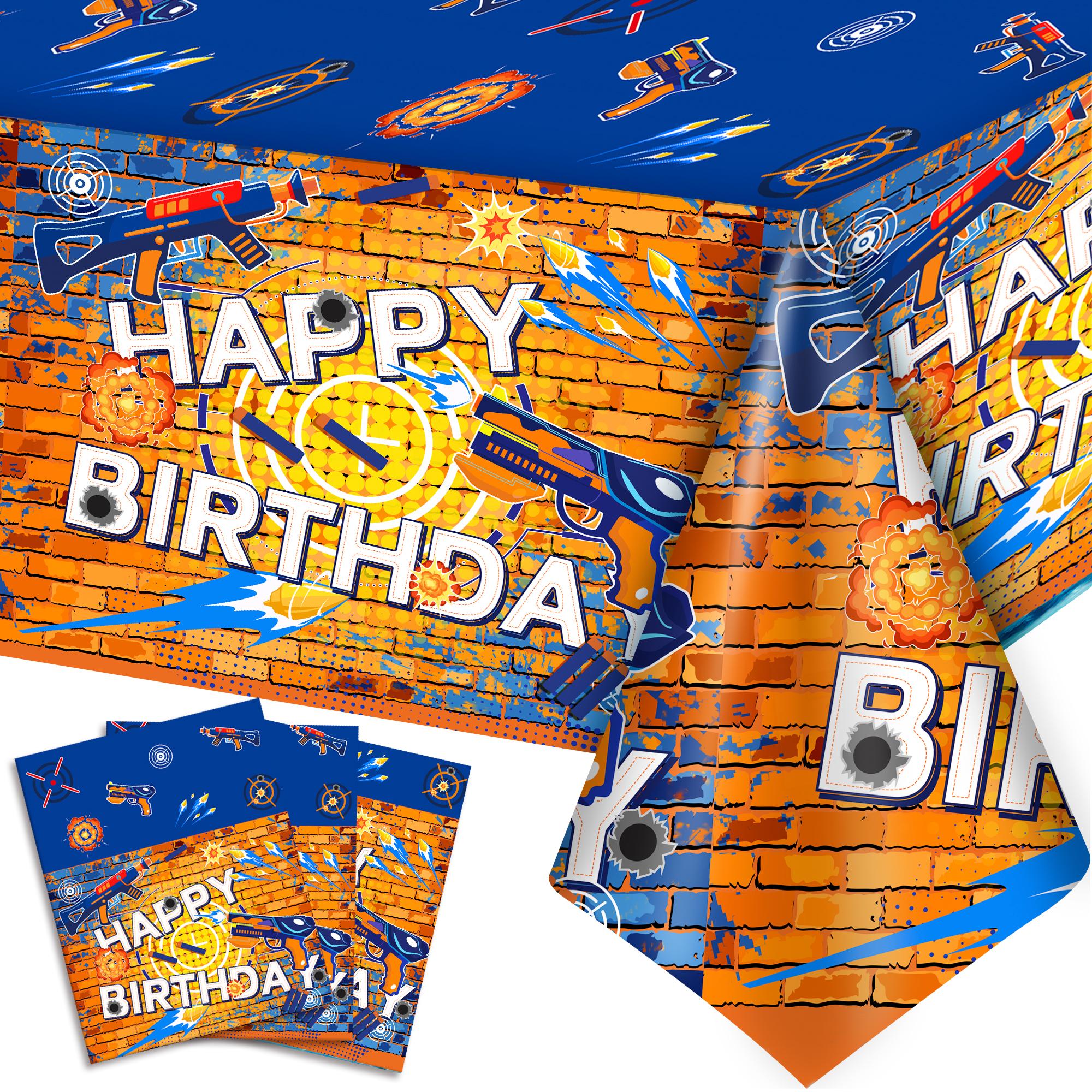 3pcs Dart Party Supplies - Party Table cloth,Gun Birthday Tablecloth/Dart Battle Tablecloth for Dart Party of Kids Dart Birthday Party Decorations оранжевый/синий
3pcs Dart Party Supplies - Party Table cloth,Gun Birthday Tablecloth/Dart Battle Tablecloth for Dart Party of Kids Dart Birthday Party Decorations оранжевый/синий