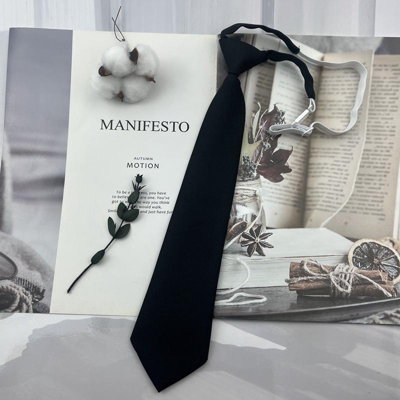 Модні краватки JK. Студентська сорочка. Костюм. Однотонні коричневі краватки для чоловіків. Жінки. Холостяцька уніформа. Коротка краватка. чорний
Модні краватки JK. Студентська сорочка. Костюм. Однотонні коричневі краватки для чоловіків. Жінки. Холостяцька уніформа. Коротка краватка. чорний