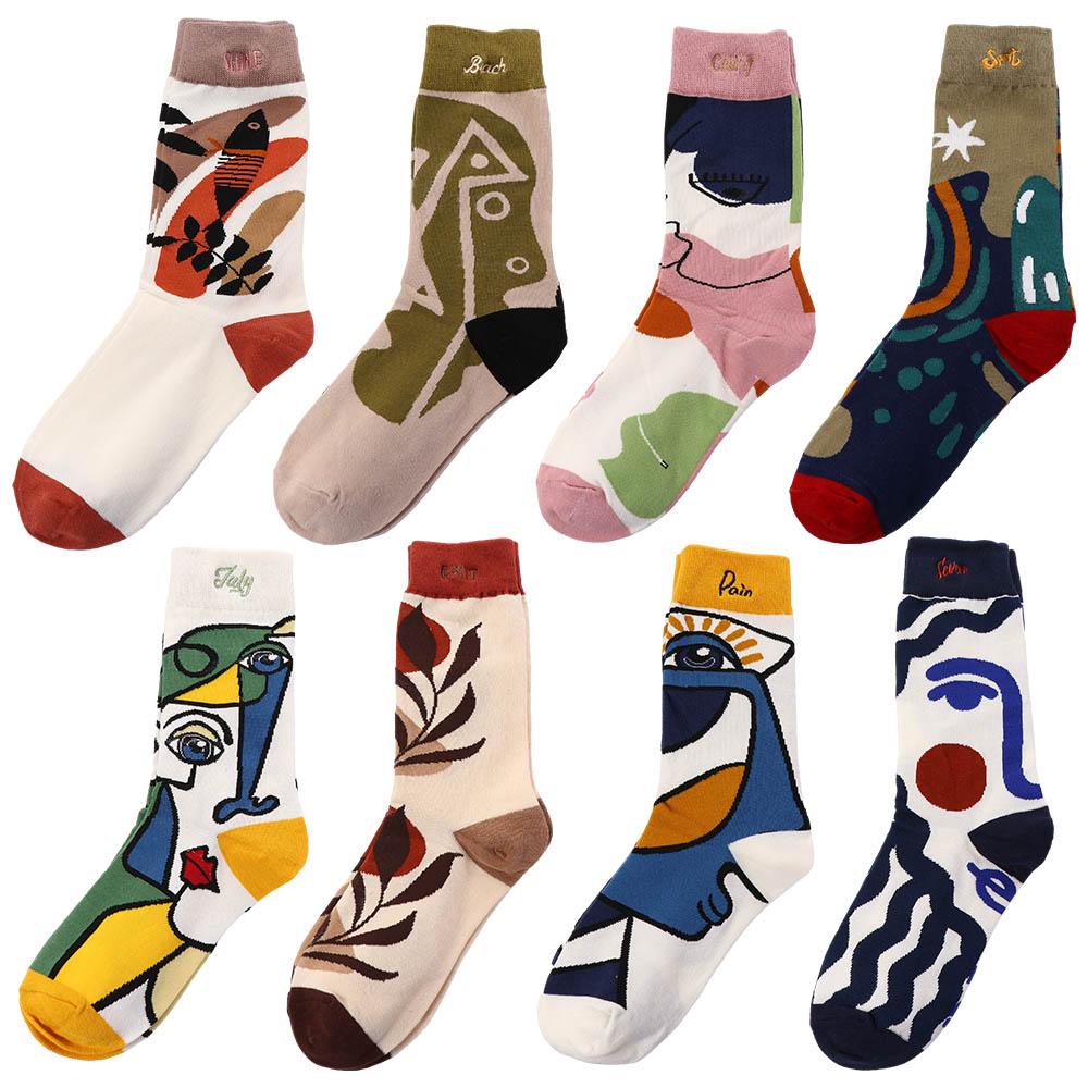 Warm Letter Cotton College Style Embroidery Harajuku Hosiery Medium Tube Socks Women Graffiti Socks темно-червоний колір
Warm Letter Cotton College Style Embroidery Harajuku Hosiery Medium Tube Socks Women Graffiti Socks темно-червоний колір