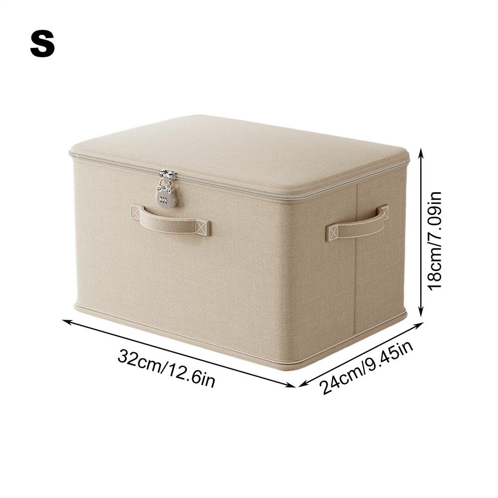 Locking Storage Box Odor Proof Storage Container Stackable with Handle Locking Organizing Bin Washable Shelf Baskets for Blanket S
Locking Storage Box Odor Proof Storage Container Stackable with Handle Locking Organizing Bin Washable Shelf Baskets for Blanket S