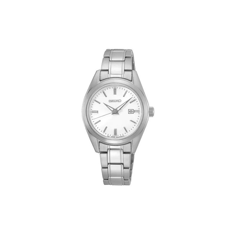 SEIKO 100 meters waterproof Quartz Steel Strap 29.8mm women s watch white dial SUR633P1 синій
SEIKO 100 meters waterproof Quartz Steel Strap 29.8mm women s watch white dial SUR633P1 синій