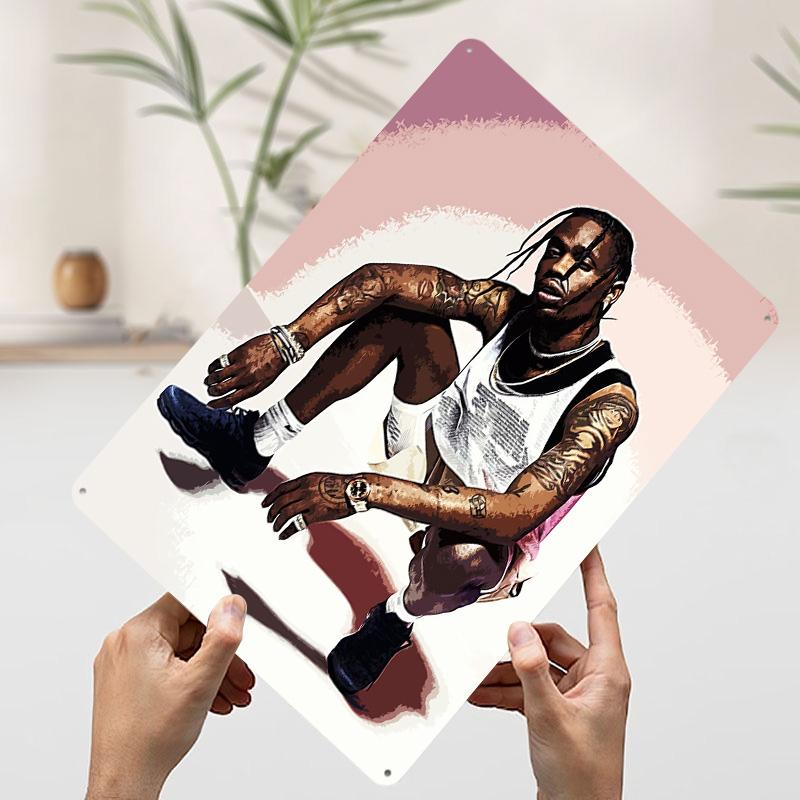 Travis Scott Portrait Tinplate Poster Customized Wall Art Vintage Retro Metal Signs for Aesthetic Decoration Room Wand Deko Home 7.9x11.8In(20x30cm)
Travis Scott Portrait Tinplate Poster Customized Wall Art Vintage Retro Metal Signs for Aesthetic Decoration Room Wand Deko Home 7.9x11.8In(20x30cm)