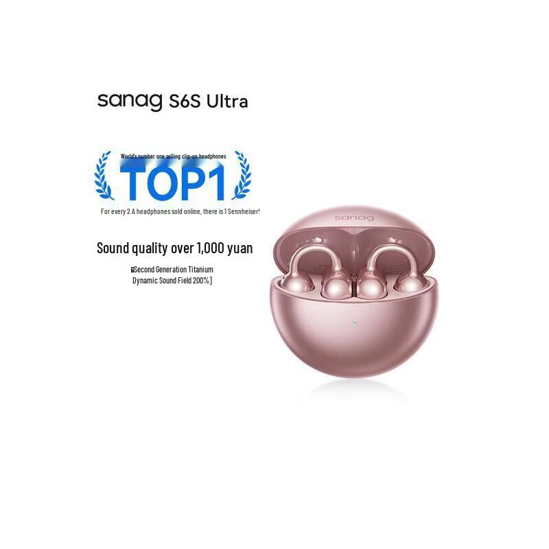 Sennu S6S Ultra Open-Ear Air Conduction Sports Bluetooth Headphones
Sennu S6S Ultra Open-Ear Air Conduction Sports Bluetooth Headphones