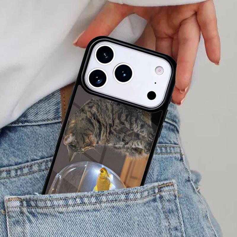 Чехол для телефона «Кот и Золотая рыбка» для iPhone 16e 15 14 13 12 17 Pro Max Plus Air 17pro Чехол Coque iPhone Air
Чехол для телефона «Кот и Золотая рыбка» для iPhone 16e 15 14 13 12 17 Pro Max Plus Air 17pro Чехол Coque iPhone Air