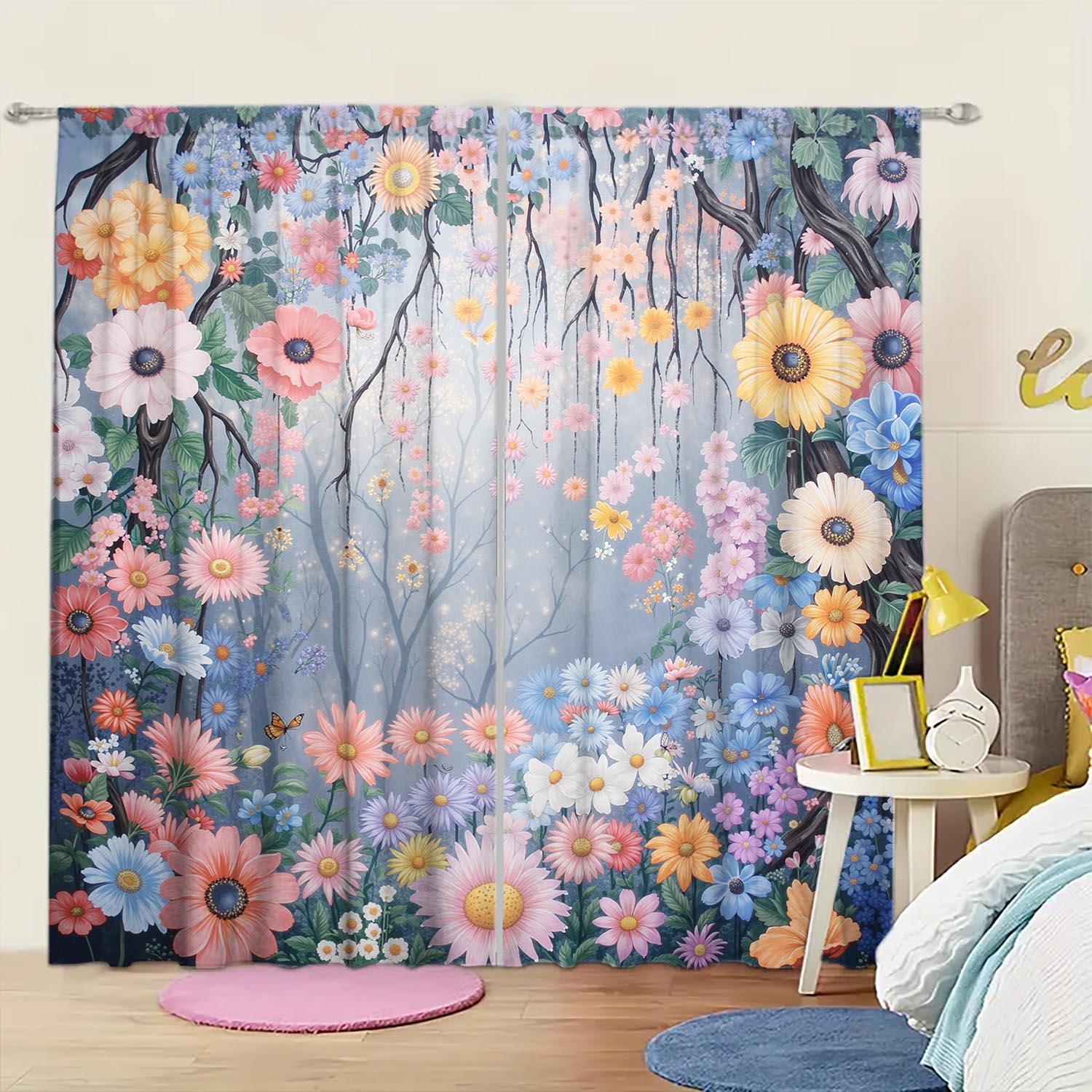 Panels Colorful Marigold Printed Curtains Heat Insulating Suitable Decorating Various Rooms Made Of Polyester W100*H70(CM)-Rod Pocket&2PCS
Panels Colorful Marigold Printed Curtains Heat Insulating Suitable Decorating Various Rooms Made Of Polyester W100*H70(CM)-Rod Pocket&2PCS