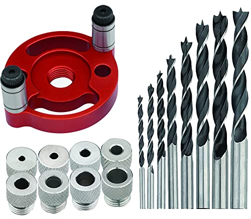 SOYAN Drill Guide, Vertical Drilling, Dowel Hole Fixture Set, Drill Positioning Guide for 3/4/5/6/7/8/9/10mm Drills, with Sleeves and Drill Bits (Japa
SOYAN Drill Guide, Vertical Drilling, Dowel Hole Fixture Set, Drill Positioning Guide for 3/4/5/6/7/8/9/10mm Drills, with Sleeves and Drill Bits (Japa
