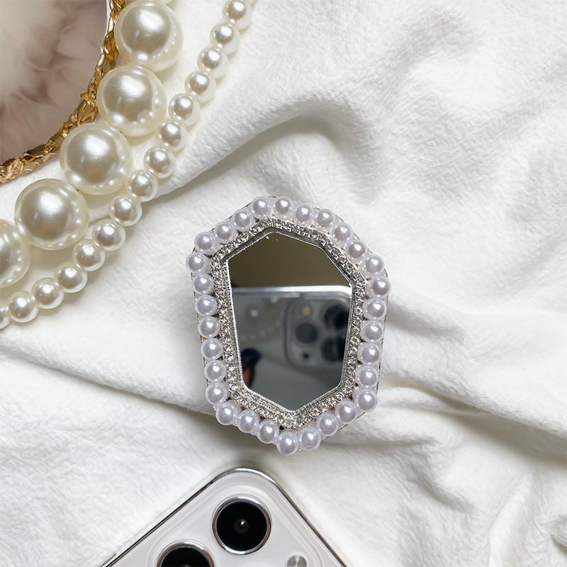 Mobile Airbag Holder Pearl Ring Portable Makeup Mirror Adhesive Type Retractable Desktop Support Stable Niche
Mobile Airbag Holder Pearl Ring Portable Makeup Mirror Adhesive Type Retractable Desktop Support Stable Niche