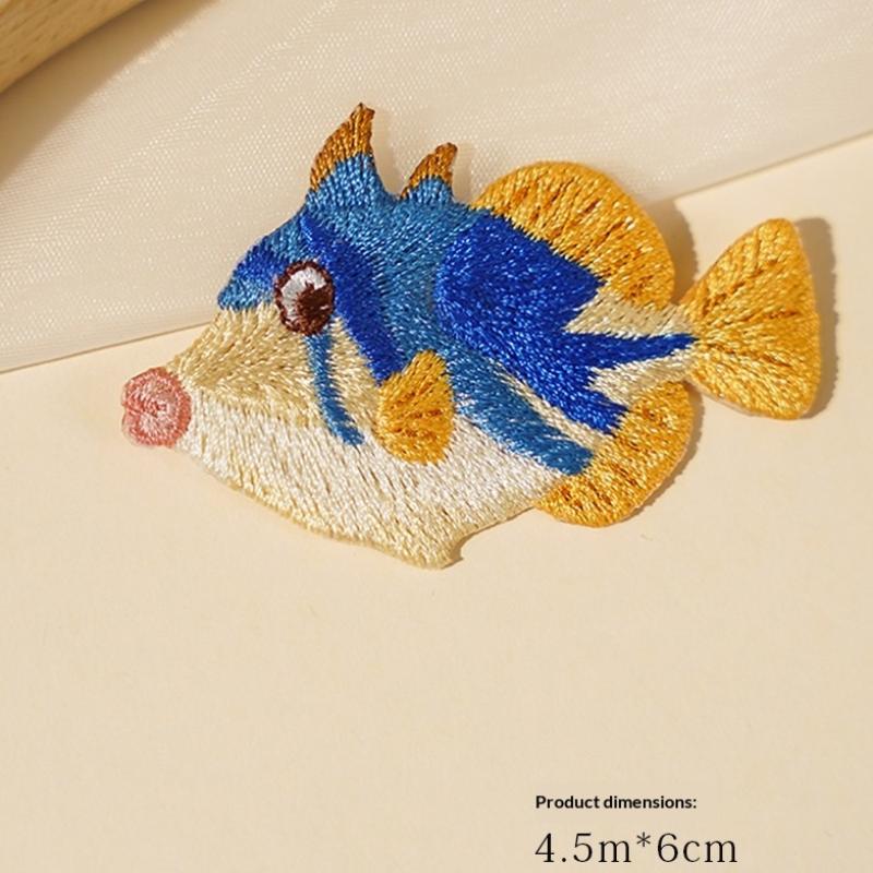 Summer Sea Fish Dolphin Jellyfish Children Iron-On Sew Embroidery Badge Patch Diy T-Shirt Hat Backpack Clothing Applique Sticker E
Summer Sea Fish Dolphin Jellyfish Children Iron-On Sew Embroidery Badge Patch Diy T-Shirt Hat Backpack Clothing Applique Sticker E