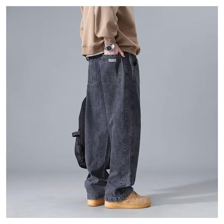 Vintage Washed Jeans Men Spring Autumn High Street Straight Leg Pants Streetwear Plus Size Loose Wide Leg Trousers XS
Vintage Washed Jeans Men Spring Autumn High Street Straight Leg Pants Streetwear Plus Size Loose Wide Leg Trousers XS