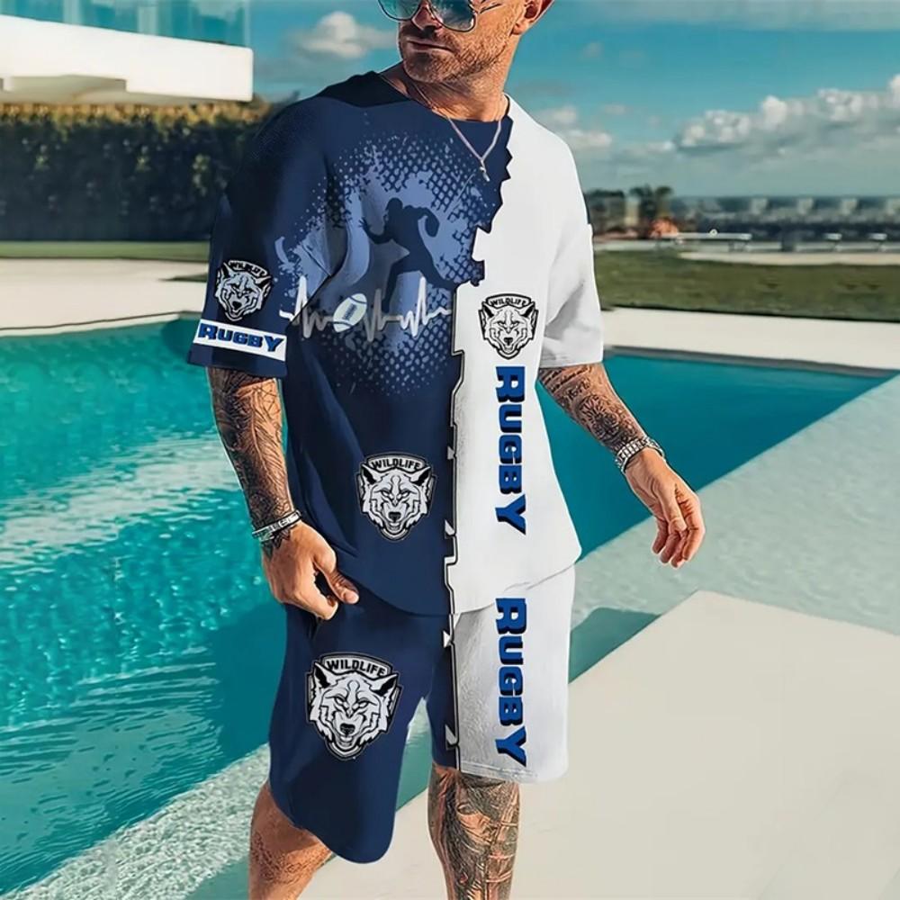 Men s New Animal Printed Breathable Round Neck T-shirt Shorts Set Outdoor Casual Two-piece Set 6XL
Men s New Animal Printed Breathable Round Neck T-shirt Shorts Set Outdoor Casual Two-piece Set 6XL