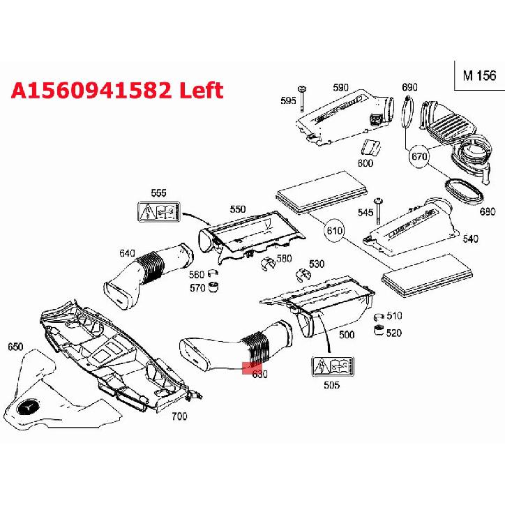 A1560941582 A1560941682 Лівий Правий Повітрозабірний Шланг Двигуна для Mercedes Benz M156 AMG 1560941582 1560941682 A1560941582 L
A1560941582 A1560941682 Лівий Правий Повітрозабірний Шланг Двигуна для Mercedes Benz M156 AMG 1560941582 1560941682 A1560941582 L