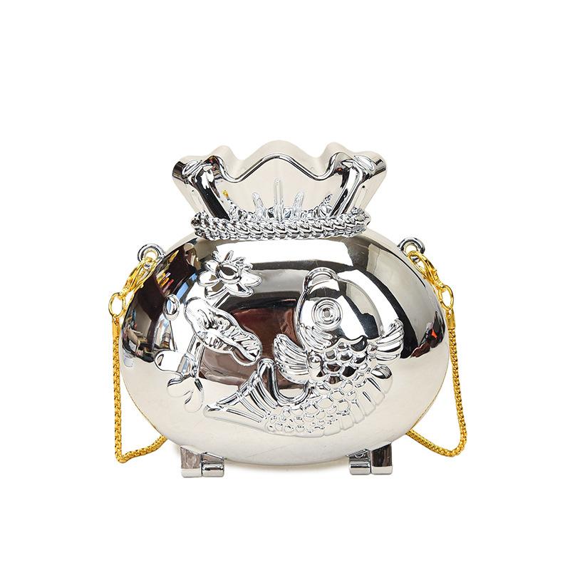Fashion Fortune Bag Acrylic Money Bag Mini Crossbody Chain Koi Carp Design Chic Wealth Attracting Symbol Handbag
Fashion Fortune Bag Acrylic Money Bag Mini Crossbody Chain Koi Carp Design Chic Wealth Attracting Symbol Handbag