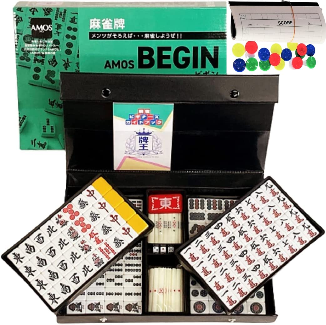 Taiyo Giken Mahjong Tiles Begin Set (Includes Scorebook and Poker Chips) - Our Original
Taiyo Giken Mahjong Tiles Begin Set (Includes Scorebook and Poker Chips) - Our Original