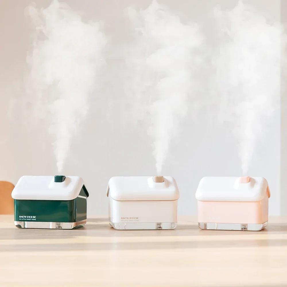 300ML USB Air Humidifier Desktop Purifier Snow House Diffuser Aromatherapy Mist Maker With Lamp Lights For Christmas Home Office
300ML USB Air Humidifier Desktop Purifier Snow House Diffuser Aromatherapy Mist Maker With Lamp Lights For Christmas Home Office
