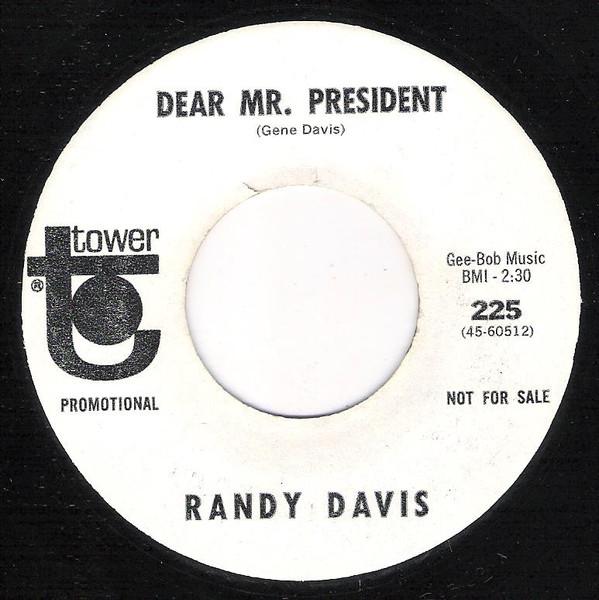7-дюймовая пластинка RANDY DAVIS - Dear Mr. Президент / Слова Чи 225 Башня 1966 США Поп Б/У
7-дюймовая пластинка RANDY DAVIS - Dear Mr. Президент / Слова Чи 225 Башня 1966 США Поп Б/У