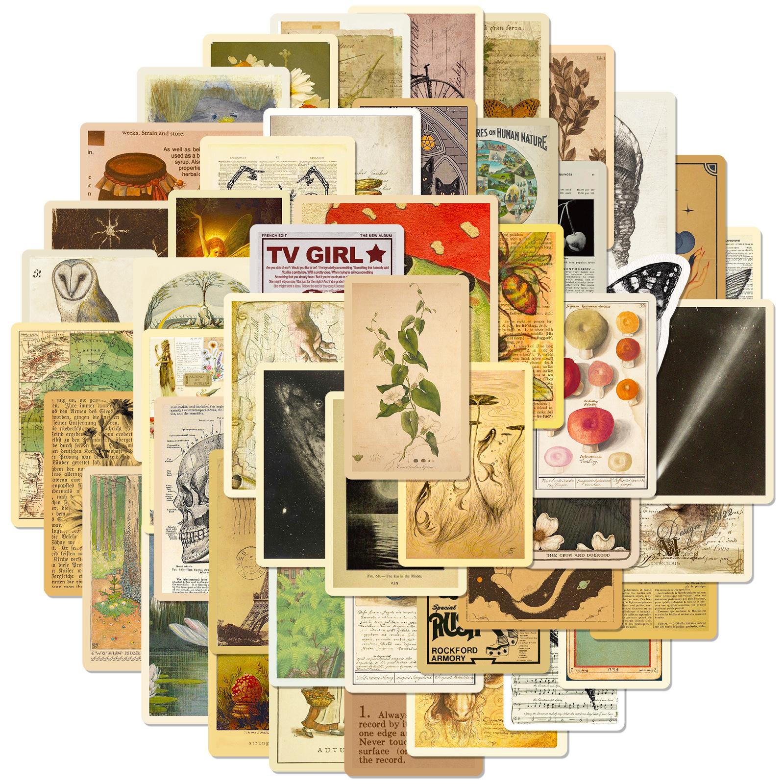 50 European And American Retro Posters Nostalgic Handbook Decorative Stickers Butterfly Diy Suitcase Notebook Graffiti Stickers
50 European And American Retro Posters Nostalgic Handbook Decorative Stickers Butterfly Diy Suitcase Notebook Graffiti Stickers