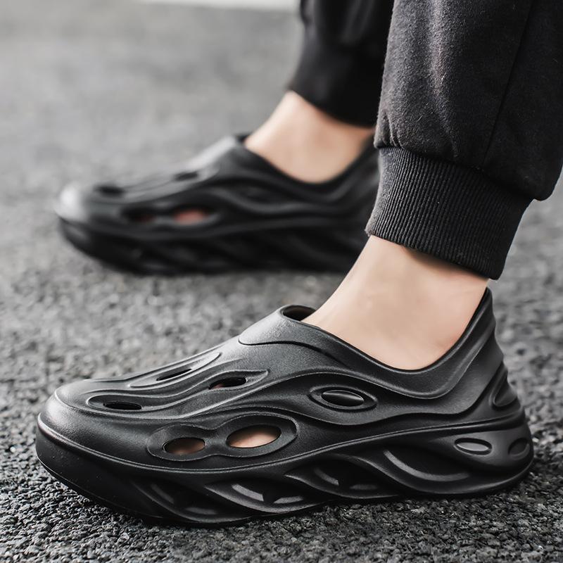 Solid color hole shoes men s summer thick-soled stepping on shit bag head slippers wear non-slip casual sports beach sandals 44 сірий колір
Solid color hole shoes men s summer thick-soled stepping on shit bag head slippers wear non-slip casual sports beach sandals 44 сірий колір