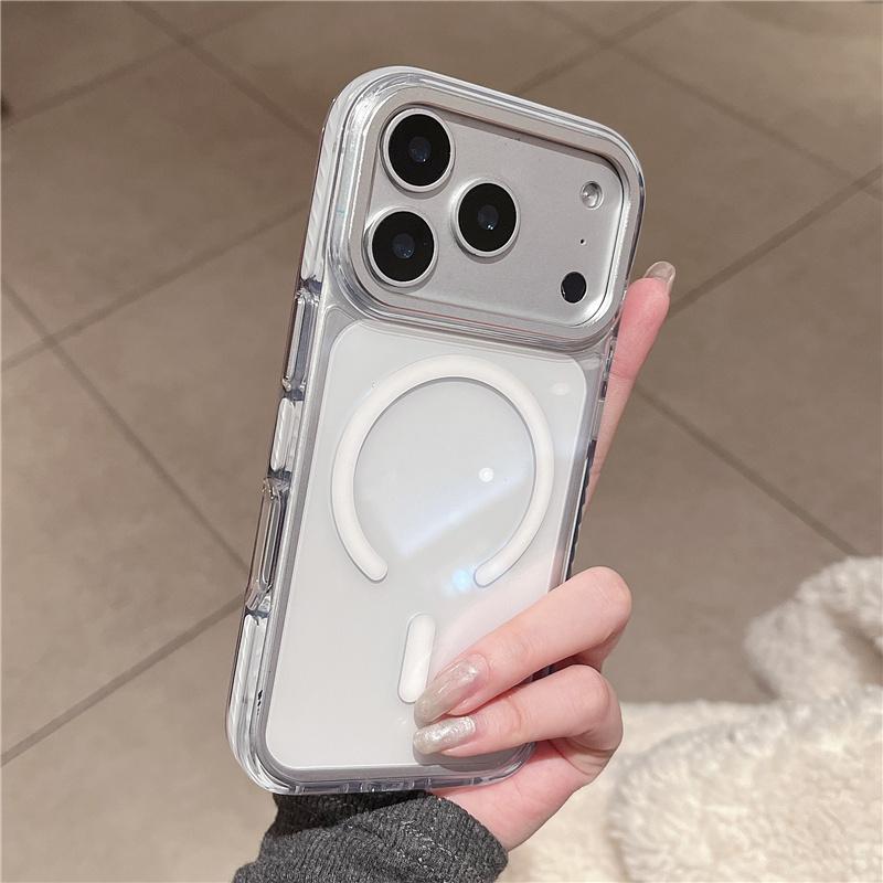 Alloy Lens Frame Clear Shockproof Case for iPhone 17promax 16Pro 17 17Pro For Magsafe Magnetic Wireless Charger Cover For iPhone 17Pro Max
Alloy Lens Frame Clear Shockproof Case for iPhone 17promax 16Pro 17 17Pro For Magsafe Magnetic Wireless Charger Cover For iPhone 17Pro Max