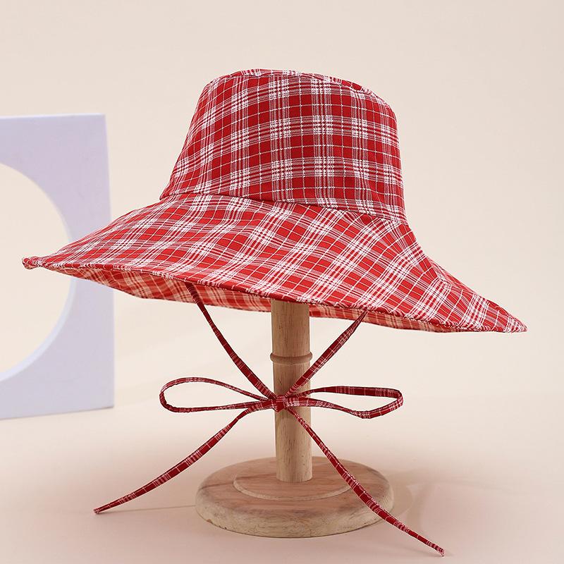 Women s Plaid Summer Hat Foldable Fisherman Cap with Large Brim for Sunscreen Outdoor Travel Beach Sunshade 56-58cm красный
Women s Plaid Summer Hat Foldable Fisherman Cap with Large Brim for Sunscreen Outdoor Travel Beach Sunshade 56-58cm красный