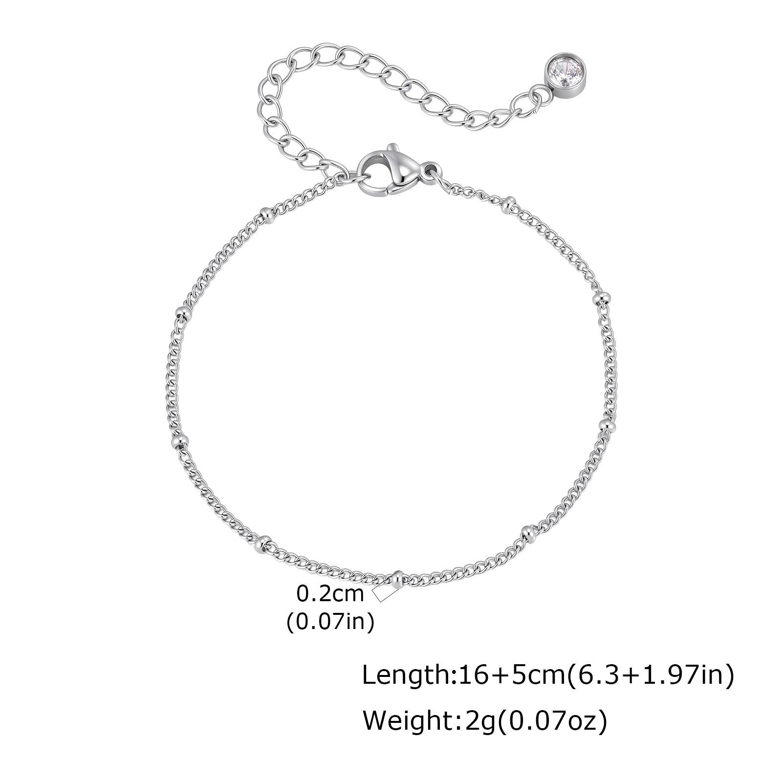 Stainless Steel Thin Link Bracelets for Women, 18K Gold Plated Beads Chain Wristband Bracelet, Waterproof Fashion Jewelry
Stainless Steel Thin Link Bracelets for Women, 18K Gold Plated Beads Chain Wristband Bracelet, Waterproof Fashion Jewelry