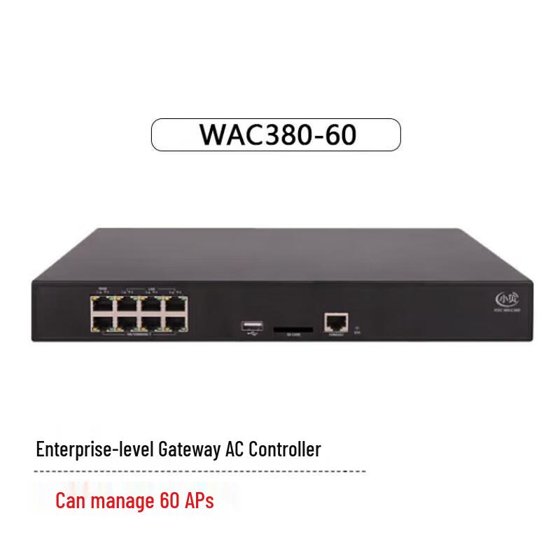 H3C WAC380-60 Enterprise AC Wireless Controller
H3C WAC380-60 Enterprise AC Wireless Controller