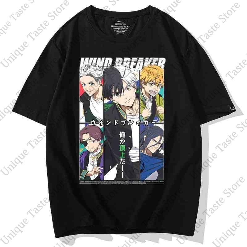 WIND BREAKER T Shirt Cartoon Sakura Haruka Sugishita Kyotaro Kunii Akihiko Umiya Hajime Tshirt Summer Cotton Short Sleeve Tee 3XL
WIND BREAKER T Shirt Cartoon Sakura Haruka Sugishita Kyotaro Kunii Akihiko Umiya Hajime Tshirt Summer Cotton Short Sleeve Tee 3XL