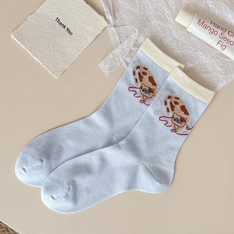 Cartoon Socks Children s Academy Style Cute Cat Mid-Calf Socks Spring/Summer Colorful Mesh Breathable Layered Socks 1 pair світло-синій колір
Cartoon Socks Children s Academy Style Cute Cat Mid-Calf Socks Spring/Summer Colorful Mesh Breathable Layered Socks 1 pair світло-синій колір