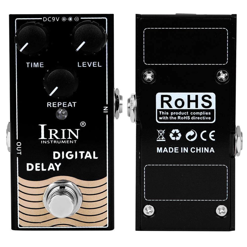 IRIN RF-08 Digital Delay Guitar Effect Pedal Feedback Wet-dry Ratio Adjustment Delay Time 20MS-600MS Effect Guitar Pedal
IRIN RF-08 Digital Delay Guitar Effect Pedal Feedback Wet-dry Ratio Adjustment Delay Time 20MS-600MS Effect Guitar Pedal
