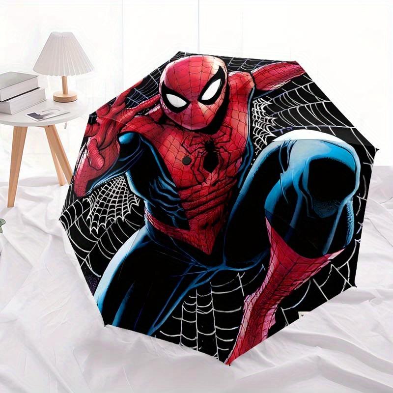 Disney Marvel Spider-Man Automatic Open/Close Umbrella - Cute Umbrella with Cute Design, Portable 3-Fold Compact Umbrella
Disney Marvel Spider-Man Automatic Open/Close Umbrella - Cute Umbrella with Cute Design, Portable 3-Fold Compact Umbrella