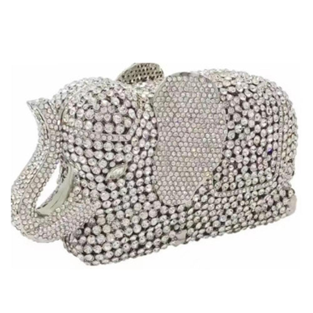 Designer Elephant Crystal Evening Bag Diamond Clutch Purse Women Red/Yellow Lady s Party Dinner Girls Rhinestone Clutch Bags 18cmX10cmX6cm
Designer Elephant Crystal Evening Bag Diamond Clutch Purse Women Red/Yellow Lady s Party Dinner Girls Rhinestone Clutch Bags 18cmX10cmX6cm