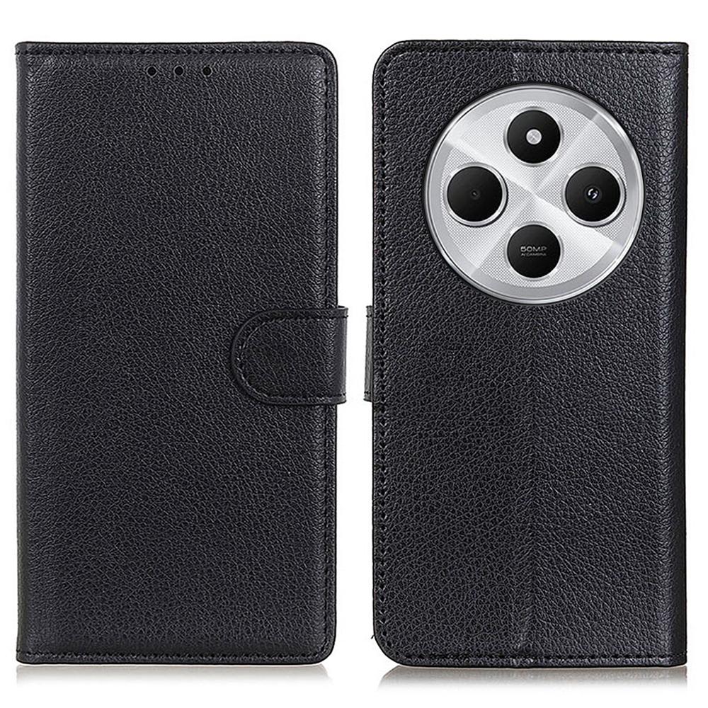 For Xiaomi Poco C75 4G/Redmi 14R 5G/14C 4G Wallet Case PU Leather Phone Cover Litchi Texture Black
For Xiaomi Poco C75 4G/Redmi 14R 5G/14C 4G Wallet Case PU Leather Phone Cover Litchi Texture Black